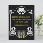 お悔やみメッセージ (スタンド正面)