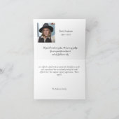 お悔やみ御礼カード サンキューカード (内部)