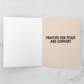 お悔やみ悔やみや弔慰の紛失 カード (内部)