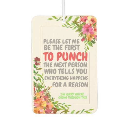 お悔やみ悔やみや弔慰 カーエアーフレッシュナー (正面)