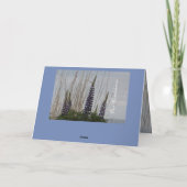 お悔やみ悔やみや弔慰 カード (裏面)