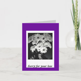 お悔やみ申し上げます カード