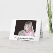 お悔やみ申し上げます カード (裏面)