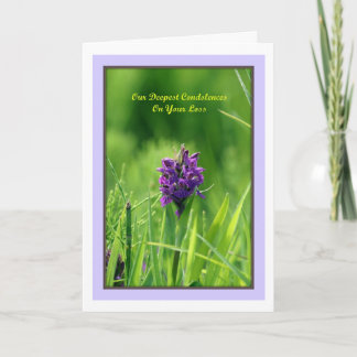 お悔やみ申し上げます カード