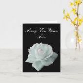 お悔やみ申し上げます カード (黄色い花)