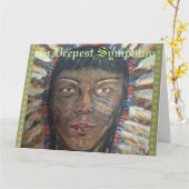 お悔やみ申し上げます カード (黄色い花)