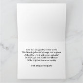 お悔やみ申し上げます カード (内部)