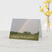 お悔やみ申し上げます、グリーティングカード カード (黄色い花)