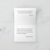 お悔やみ申し上げます サンキューカード (内部)