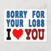 お悔やみ申し上げます ポストカード (正面)