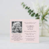 お悔やみ申し上げます　ライフセレブレーション 招待状 (スタンド正面)