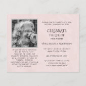 お悔やみ申し上げます　ライフセレブレーション 招待状 (正面)