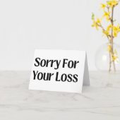 お悔やみ申し上げます 大判カード カード (黄色い花)