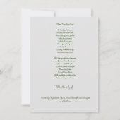 お悔やみ申し上げ悔やみや弔慰 サンキューカード (裏面)