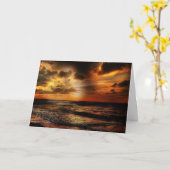 お悔やみ申し上げ カード (黄色い花)