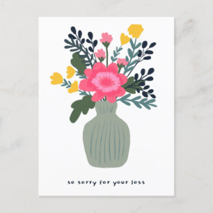 お悔やみ花瓶カスタム紛失 ポストカード