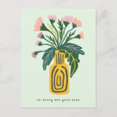 お悔やみ花瓶カスタム紛失 ポストカード (正面)