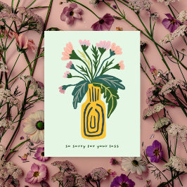 お悔やみ花瓶カスタム紛失 ポストカード