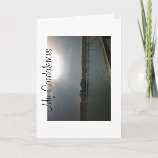 お悔やみ カード (正面)