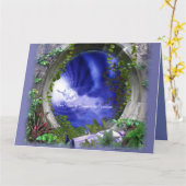 お悔やみ カード (黄色い花)