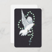 お悔やみ サンキューカード (正面/裏面)