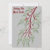 お悔やみ シーズンカード (正面)