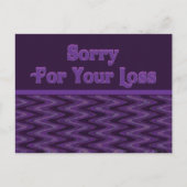 お悔やみ ポストカード (正面)