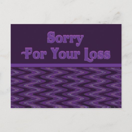 お悔やみ ポストカード (正面)