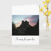 お悔やみ[個人から] カード (黄色い花)