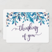 お悔や考えるみの言葉 シーズンカード (正面/裏面)