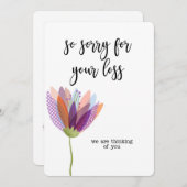 お悔や考えるみの言葉 シーズンカード (正面/裏面)