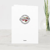 お悔エレガントやみの言葉 サンキューカード (裏面)