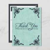 お悔感謝していやみ ポストカード (正面/裏面)