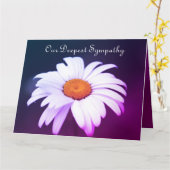 お悔考えやみ カード (黄色い花)