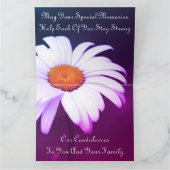 お悔考えやみ カード (内部)