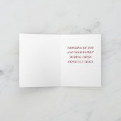 お悔考えるやみのカード サンキューカード (内部)