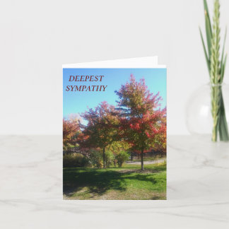 お悔考えるやみのカード サンキューカード