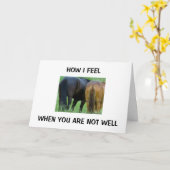 お感じ困りの時の私 カード (黄色い花)