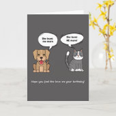 お感じ母さんの誕生日の愛を願う カード (黄色い花)