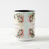 お感動的もし前が夢に見る水彩 マグカップ (中央)