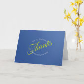 お感謝していし頂いた事に対して カード (黄色い花)