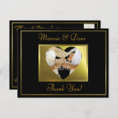 お感謝してい使いのポストカード| ゴールデンブラックコレクション ポストカード (正面/裏面)