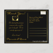 お感謝してい使いのポストカード| ゴールデンブラックコレクション ポストカード (裏面)