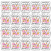 お感謝してい前がママの経営を支えてる シール (正面)