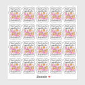 お感謝してい前がママの経営を支えてる シール (シート)