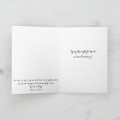 お感謝してい前のサンキューカード サンキューカード (内部)