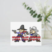 お感謝してい前の保安官 ポストカード (スタンド正面)