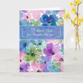 お感謝してい前の神よ考えりよエレガント カード (黄色い花)