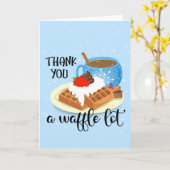お感謝してい前はワッフル先生ボランティアのギフト カード (黄色い花)