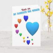 お感謝してい前 カード (黄色い花)